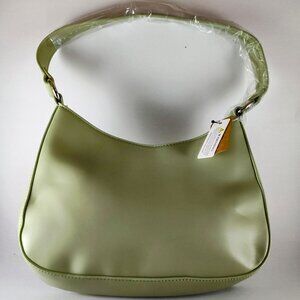 Sage Green Faux Leather Shoulder Bag – Chic, Stylish & Versatile P 127